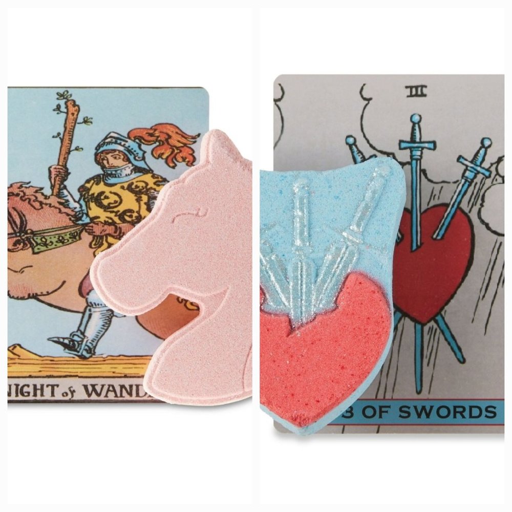 NIB BUNDLE of 2 ILLUMINATI TAROT CARD BATH BOMBS